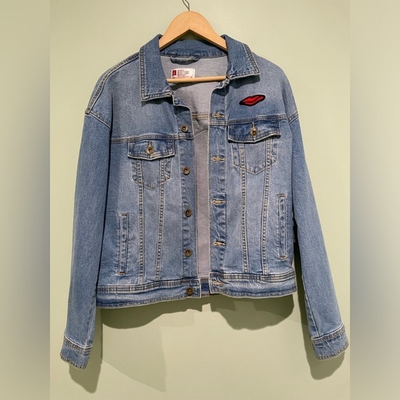 Take Pride New York 1969 Stonewall Riots Blue Denim Jacket Unisex Size Small - Picture 2 of 4